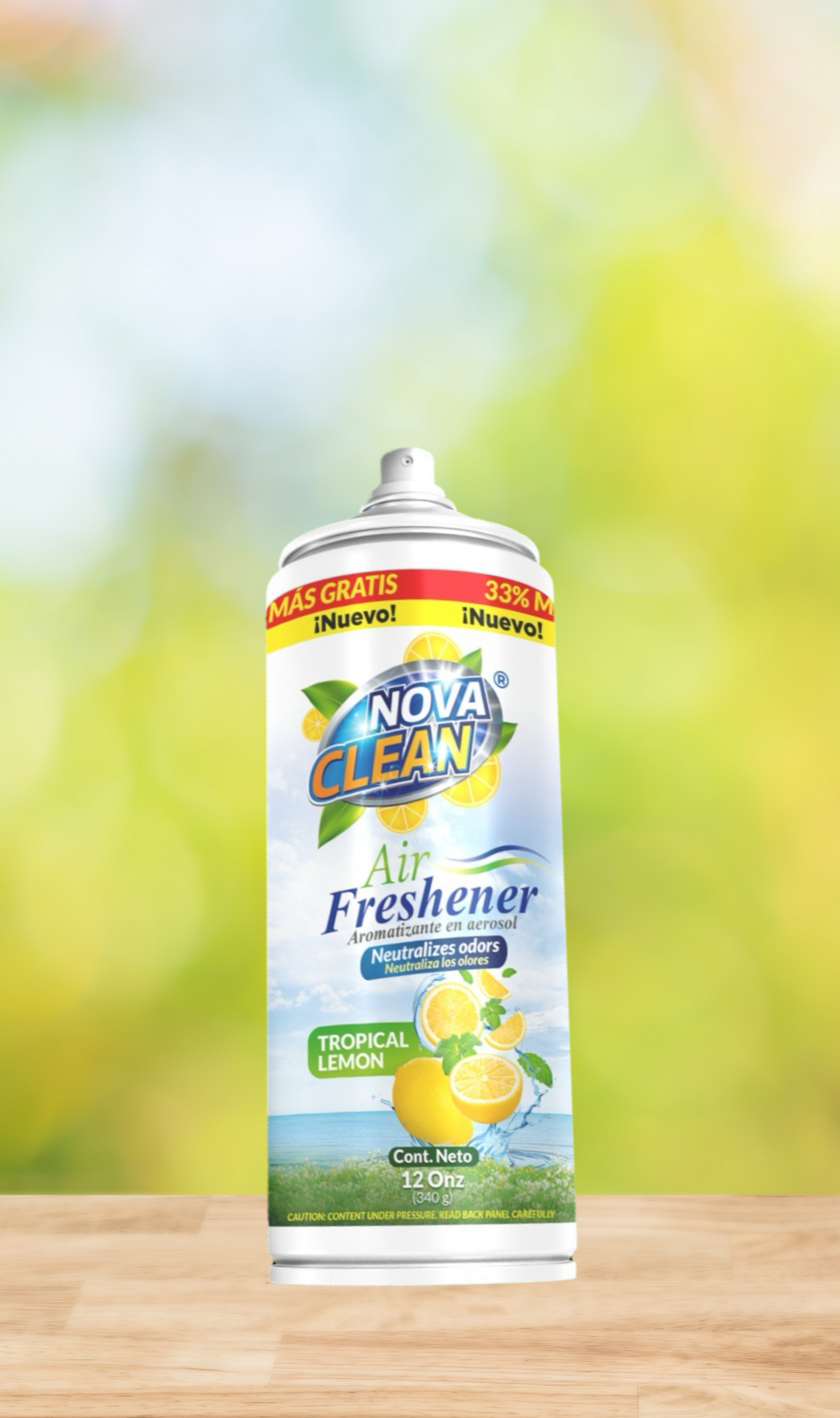 Nova Clean – Aromatizante en Aerosol Limón Tropical
