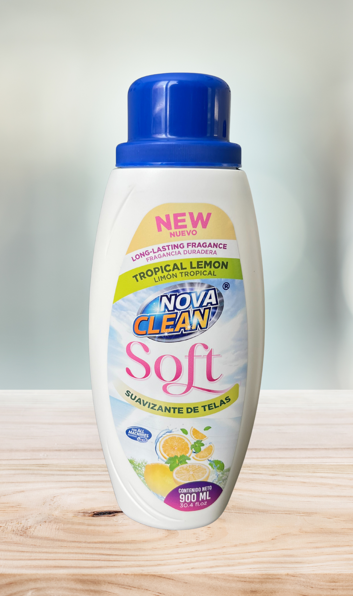 Nova Clean Soft – Suavizante de Telas Limón Tropical