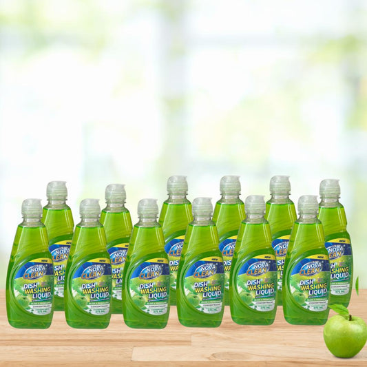 Combo de 12 Nova Clean – Lavaplatos Manzana Verde 12.6oz