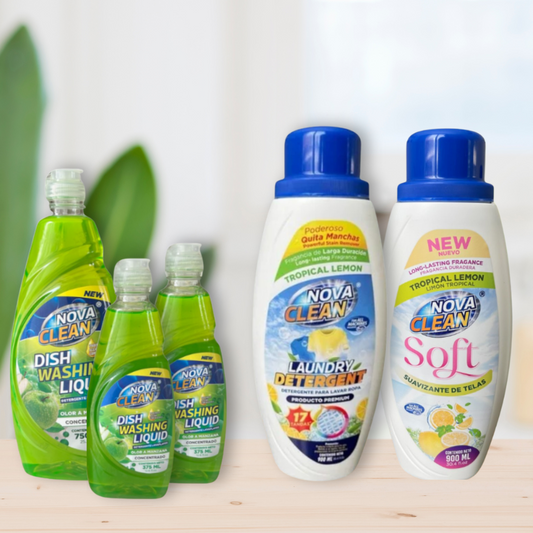 Combo de Limpieza NOVA CLEAN (1 Lavaplatos 12 oz GRATIS)