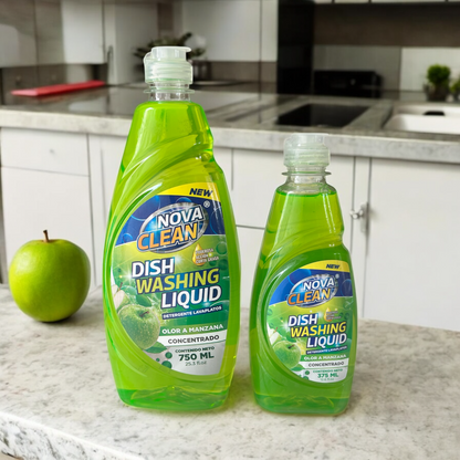 Nova Clean – Lavaplatos Manzana Verde 12.6oz