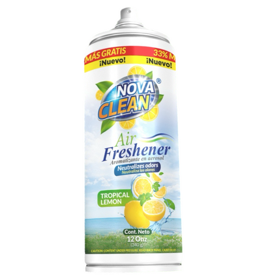 Nova Clean – Aromatizante en Aerosol Limón Tropical